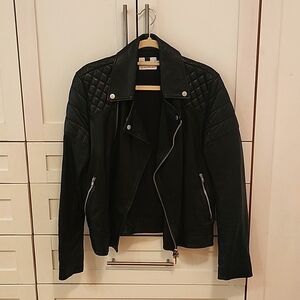 TOPMAN Men's Small (36-38) Leather Motorcycle Jacket